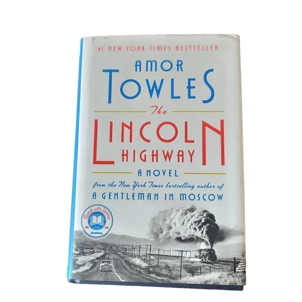 The Lincoln Highway A novel by Amor Towles book hard cover